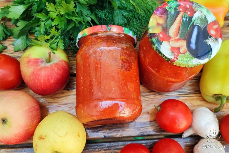 Яблочная аджика на зиму