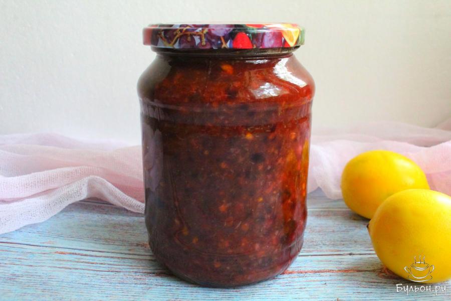 Сливовый джем с апельсином и лимоном