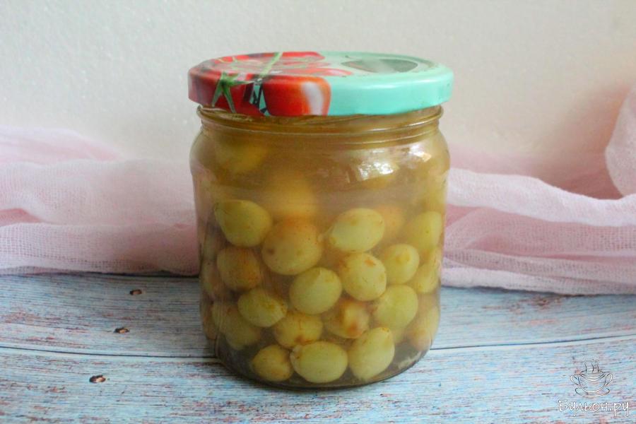 Виноград в сахарном сиропе на зиму