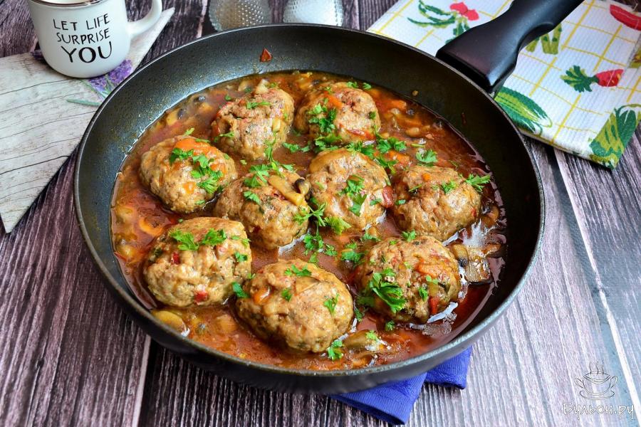 Тефтели с грибами