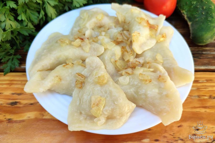 Вареники с картофельно-творожной начинкой