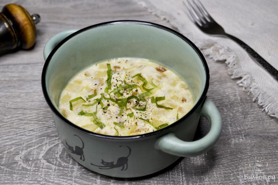 Паровой омлет с кабачками