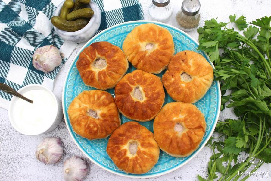 Беляши на кефире без яиц