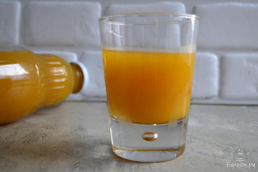 Сок тыквенно-яблочный с мякотью на зиму