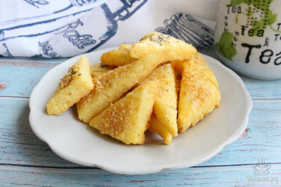 Тающие сырные треугольники в духовке