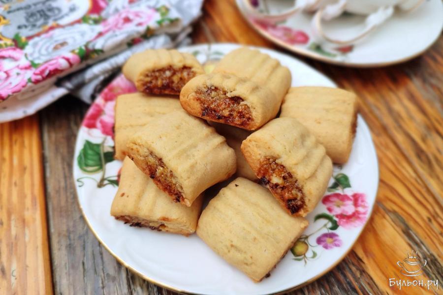 Печенье на растительном масле с сухофруктами и орехами