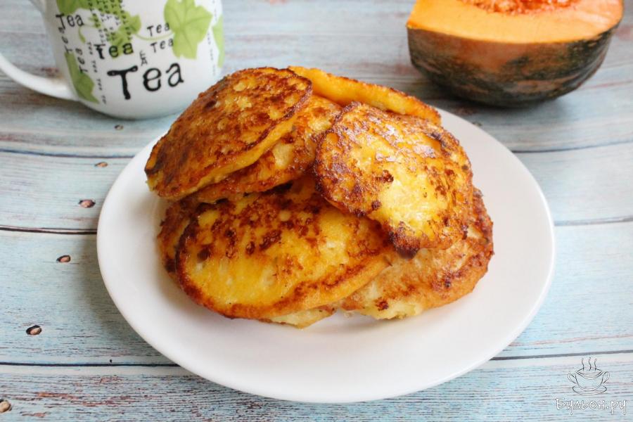 Тыквенные сырники с творогом и сливочным сыром