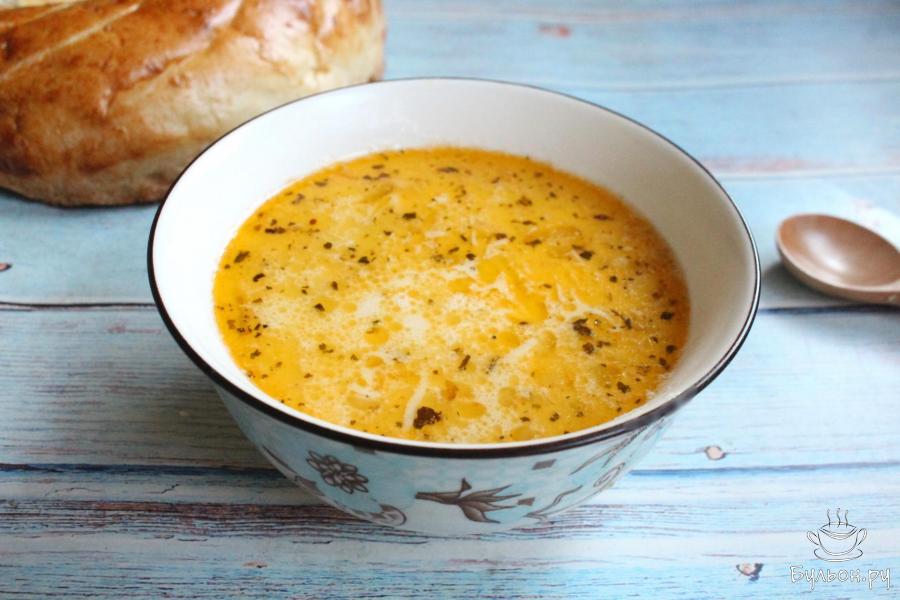 Итальянский сливочный суп с мясным фаршем