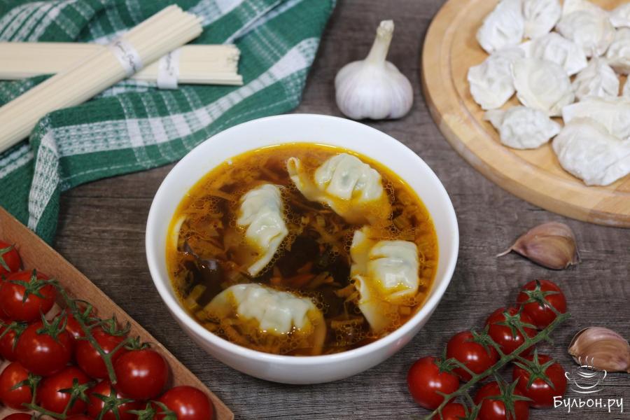 Суп куриный с дамплингами