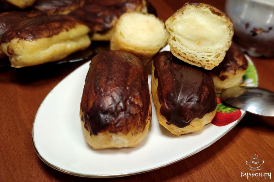 Эклеры на подсолнечном масле