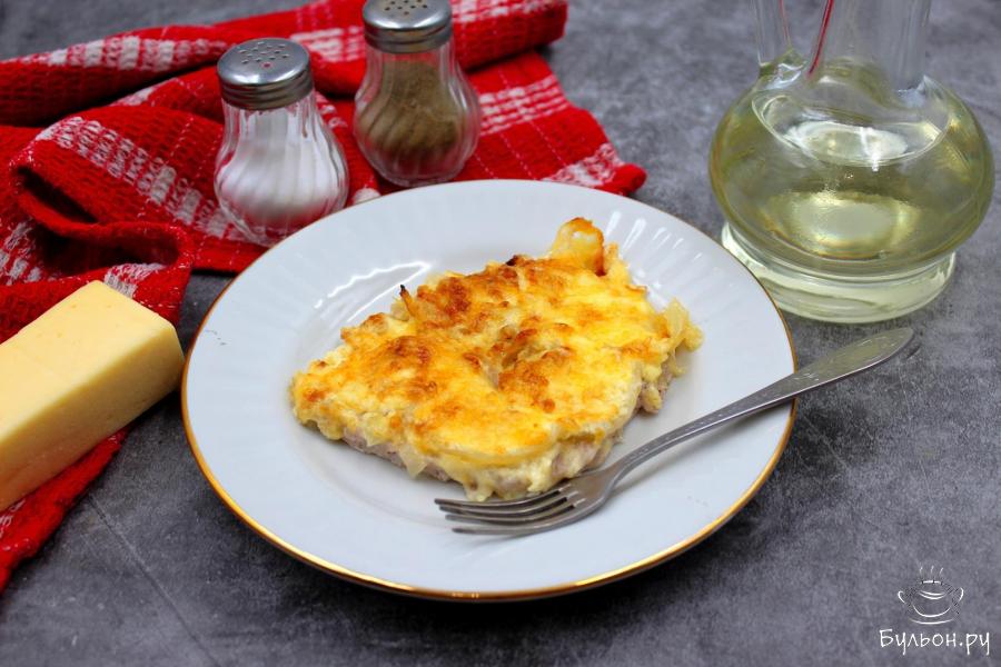 Свинина по-французски без картофеля