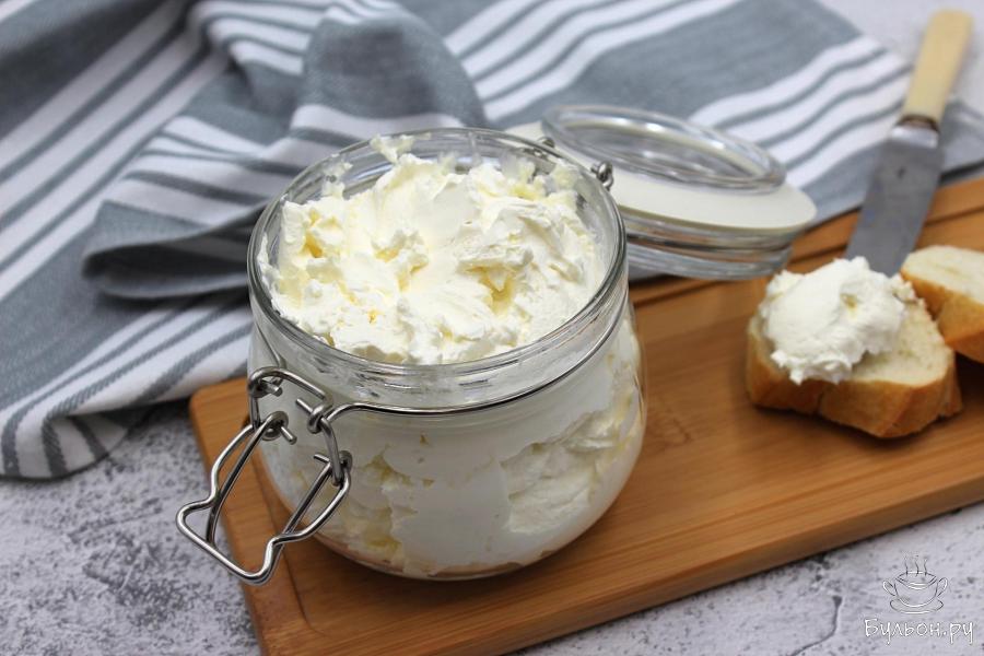 Сыр Филадельфия из сметаны и йогурта