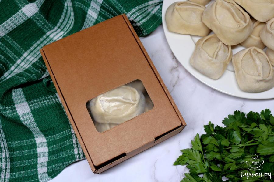 Манты со свининой и говядиной