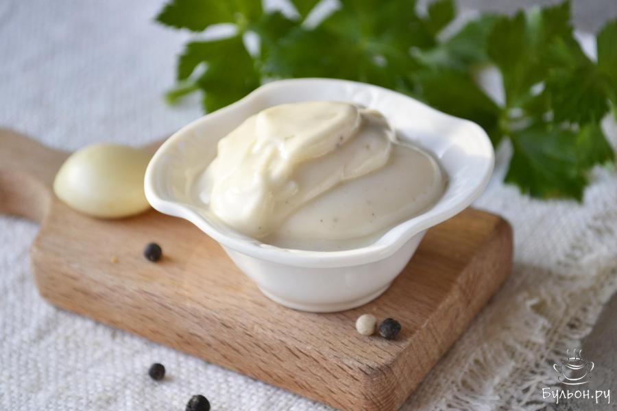 Постный майонез из аквафабы