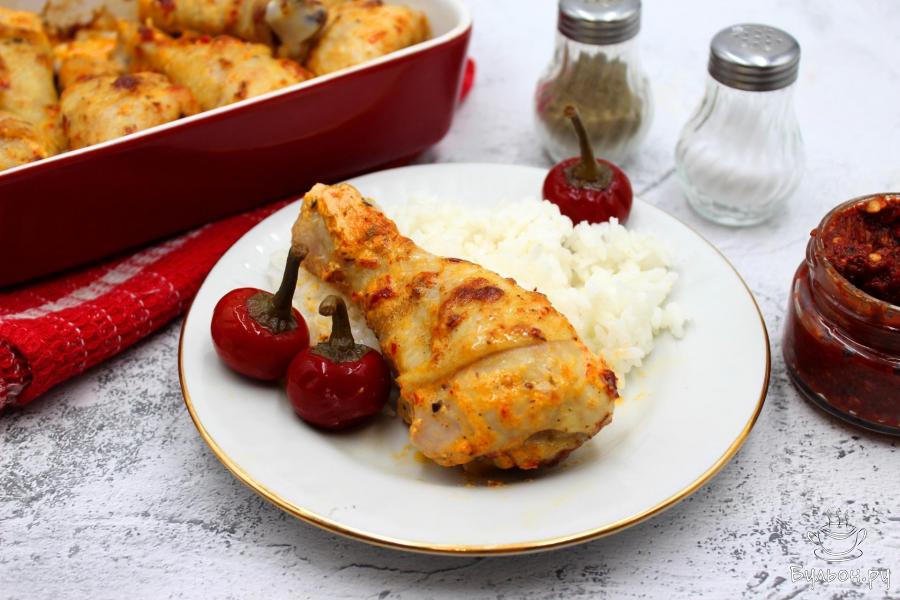 Куриные голени с аджикой