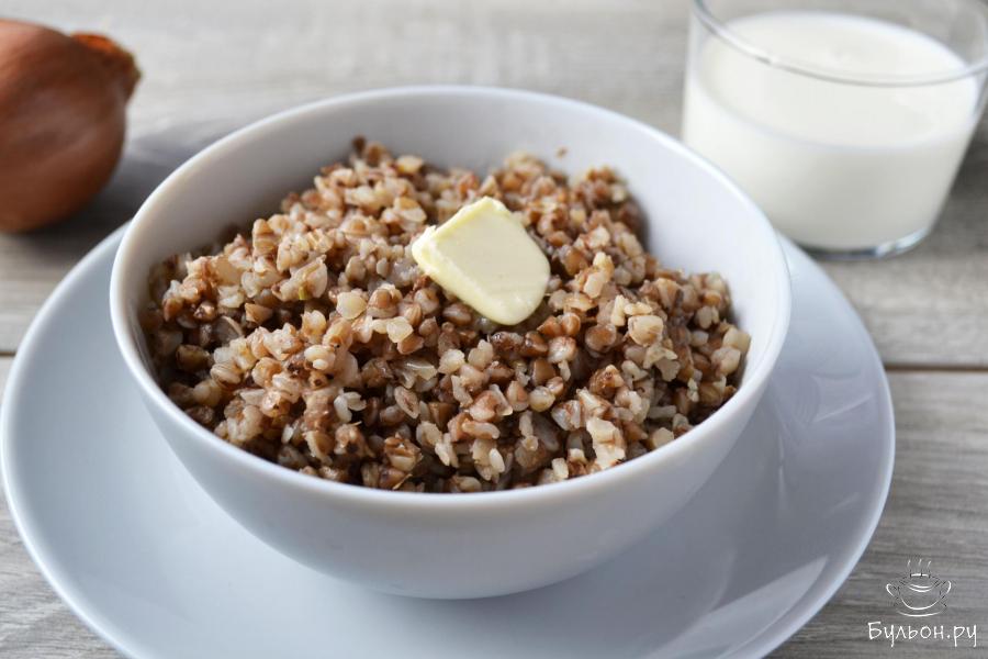 Гречневая каша с луком в мультиварке
