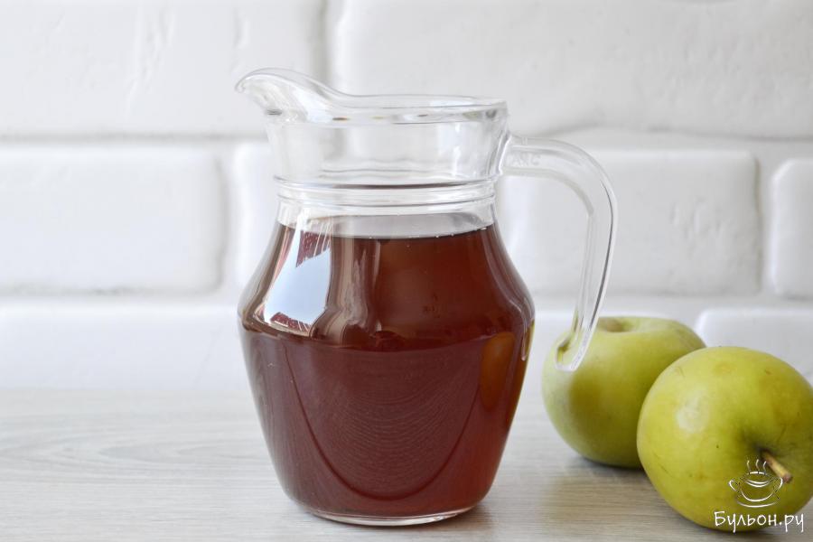 Компот из сухофруктов и ирги