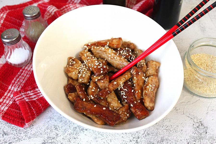 Свинина, маринованная в яичном белке