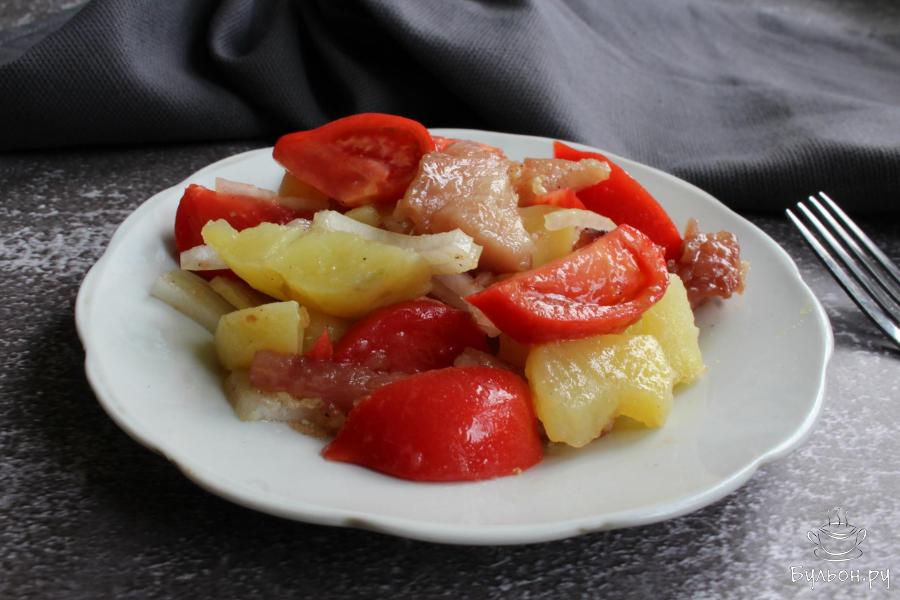 Салат с сельдью по-норвежски