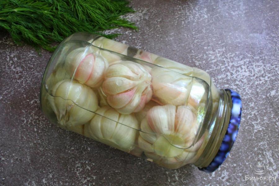 Маринованный чеснок на зиму