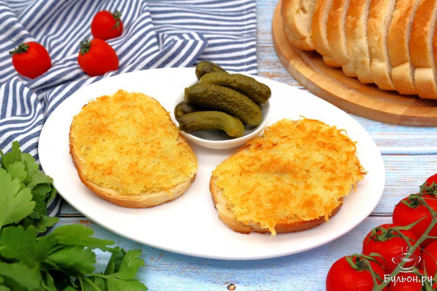 Бутерброды с картошкой