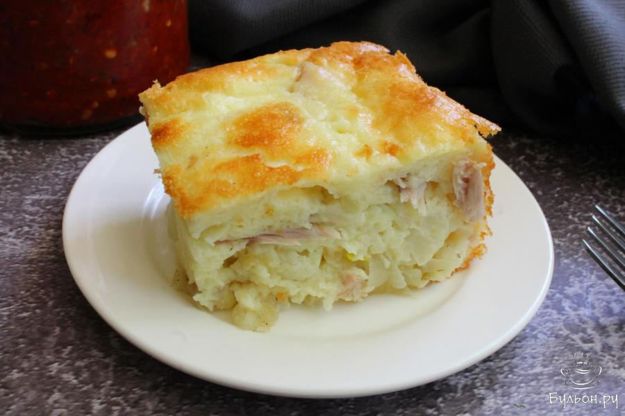 Паштида с цветной капустой и куриным филе