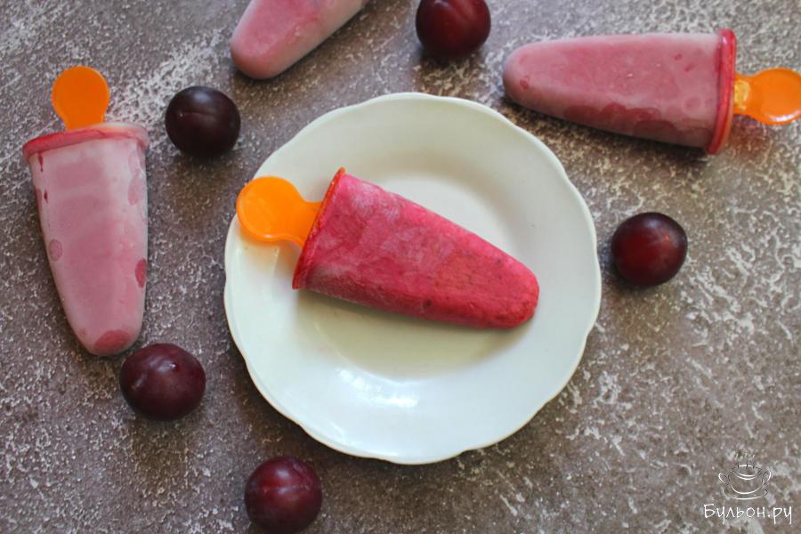 Домашнее мороженое из сливы