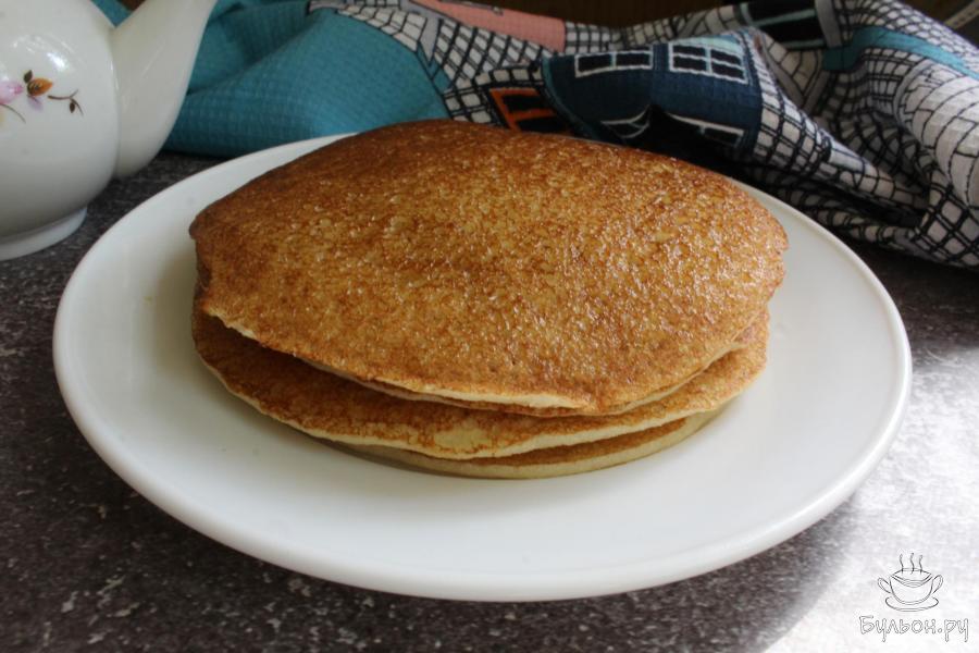 Дрожжевые блины на манной крупе