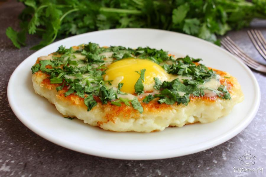 Ленивый хачапури из творога и сыра