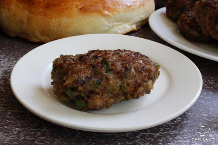 Мясные котлеты с баклажанами "Южные"