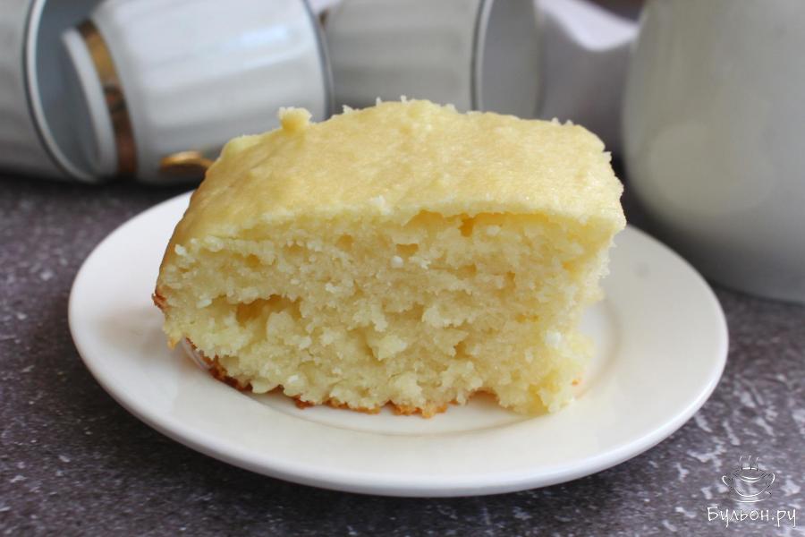 Нежный творожный пирог на скорую руку