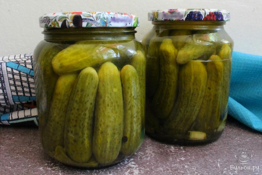 Маринованные огурцы с медом на зиму