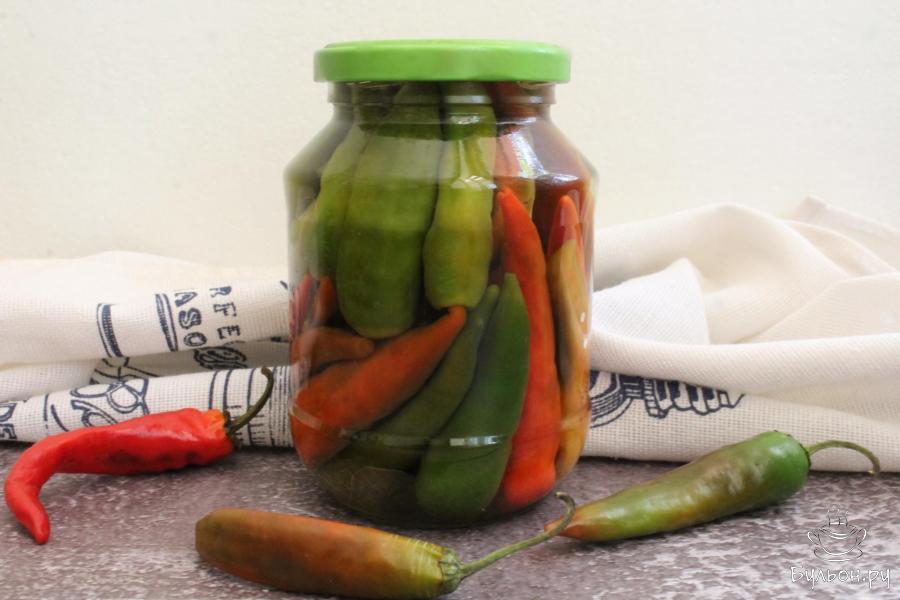 Маринованные перцы чили на зиму