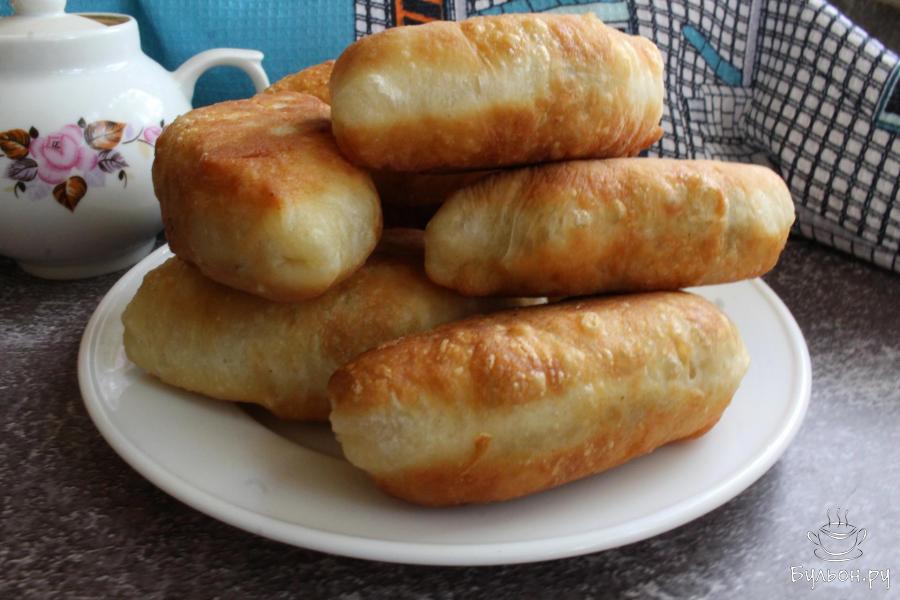 Жареные пирожки с говяжьей печенью