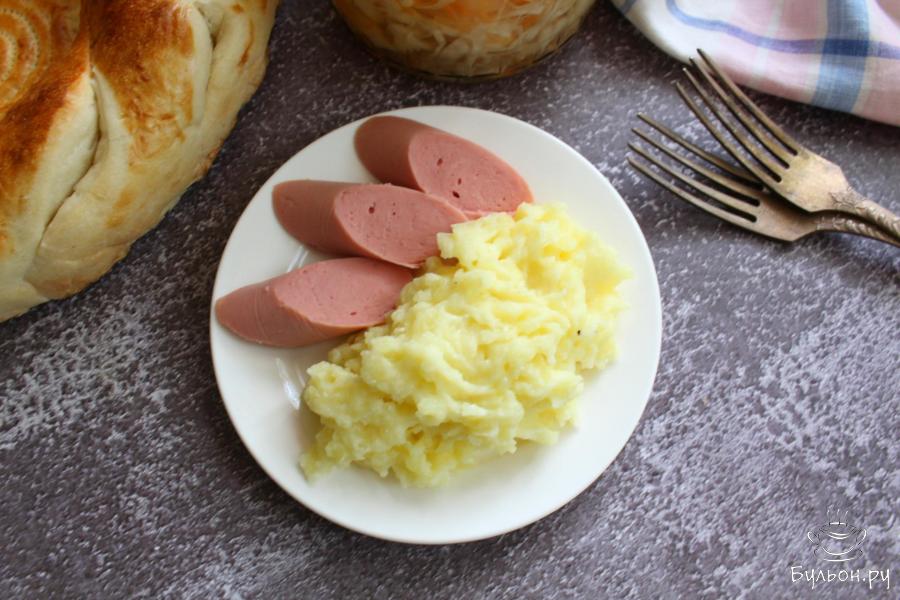 Молочное картофельное пюре с брынзой