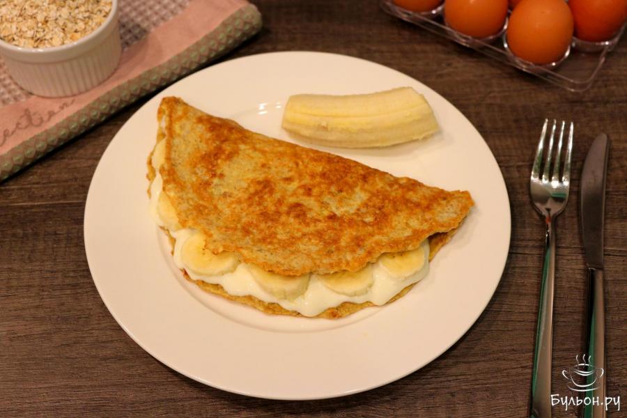 Овсяноблин с бананом