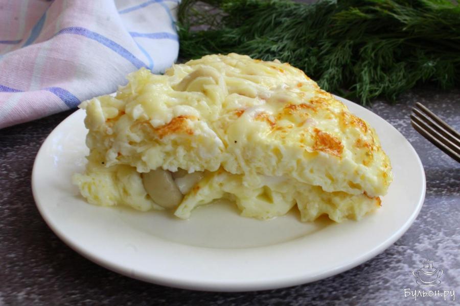 Омлет с маринованными шампиньонами