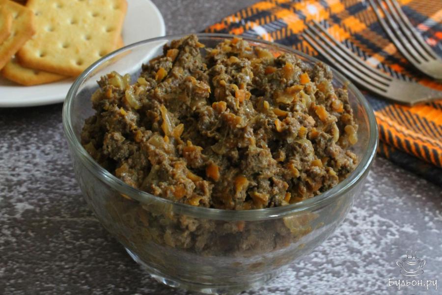 Паштет из говяжьей печени