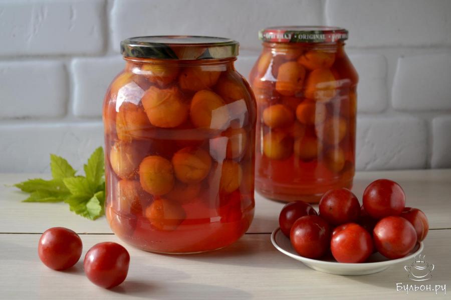 Слива в сахарном сиропе на зиму