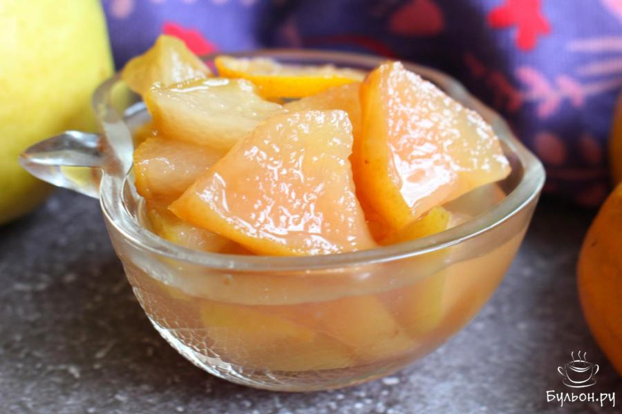 Грушевое варенье с лимоном