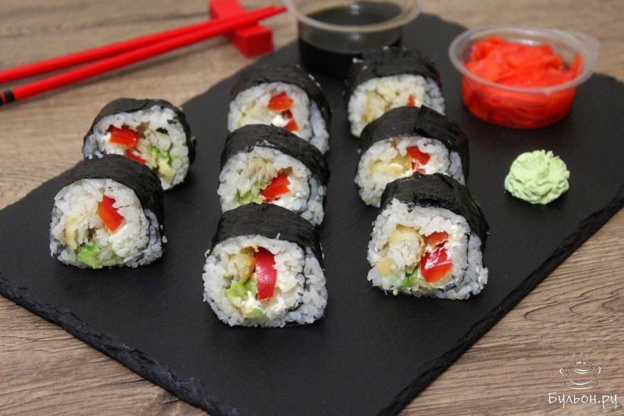 Роллы с минтаем