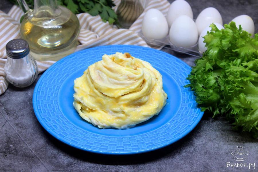 Омлет торнадо с ризотто