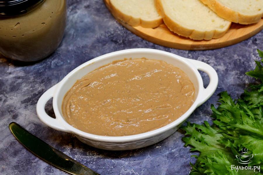 Паштет из куриной печени со сливками