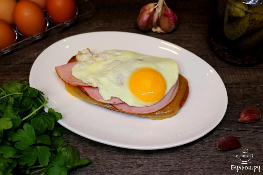 Немецкий теплый сэндвич Крепкий Макс - Strammer Max