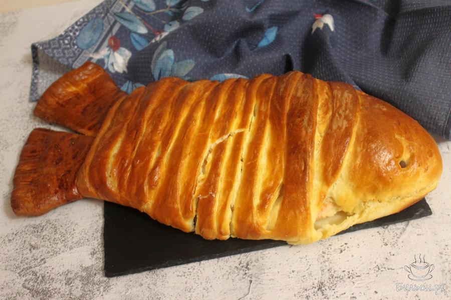 Пирог с лососем