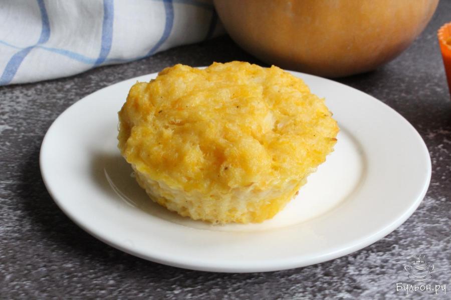 Закусочные кексы из тыквы и цветной капусты
