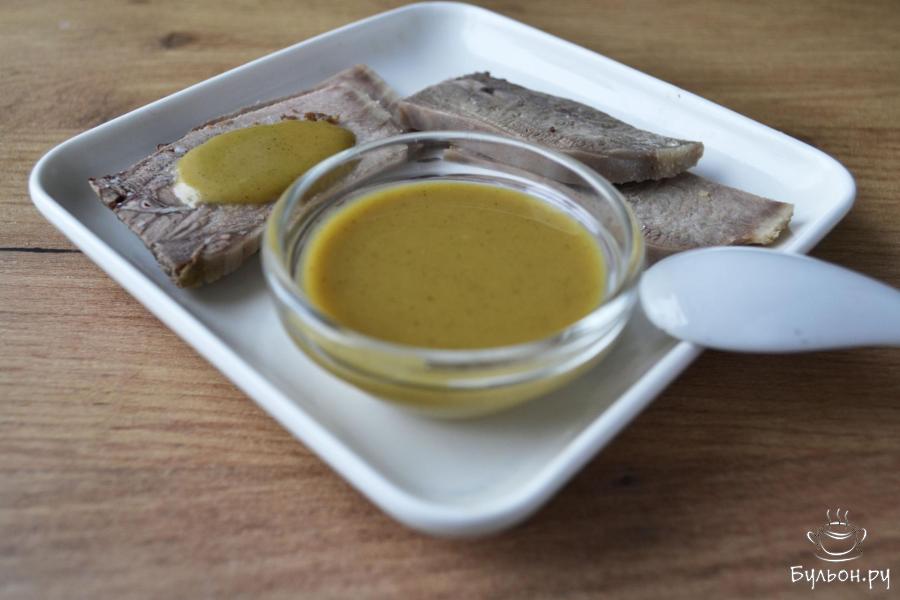 Горчица домашняя на огуречном рассоле