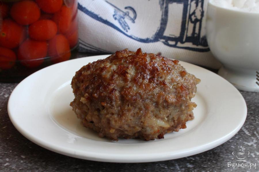Зразы из мясного фарша с омлетом