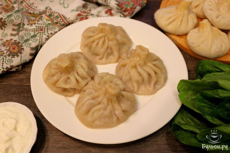 Хинкали с бараниной