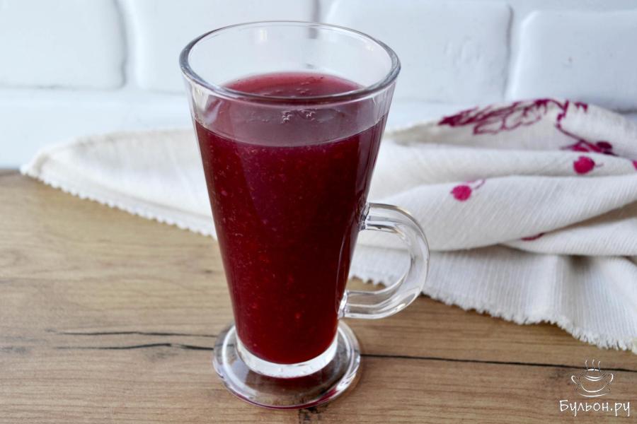 Кисель из замороженных ягод с картофельным крахмалом